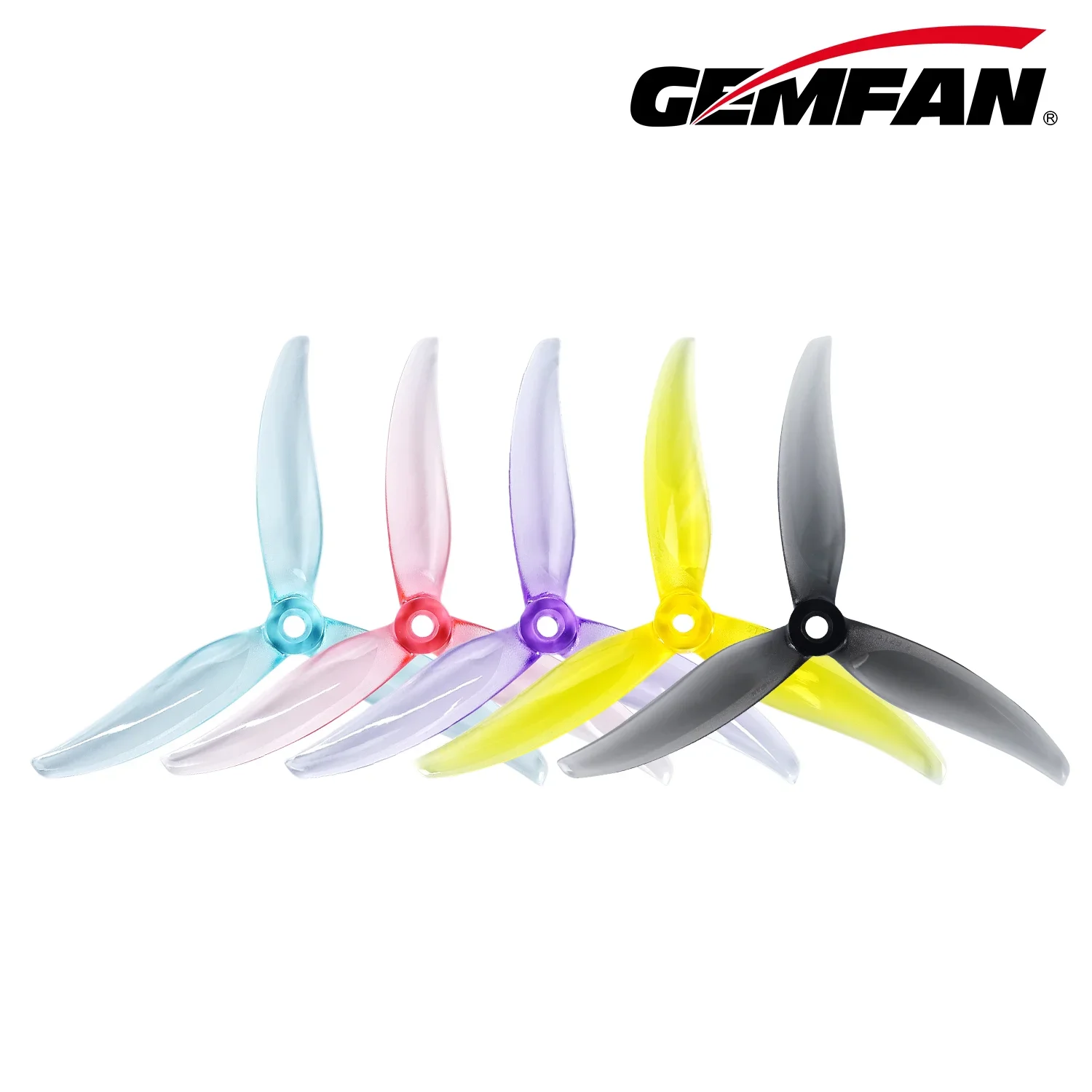 Drone Racing Propeller - 12ペア Gemfan 5129.2 MinJae 3ブレードPCプロペラ -