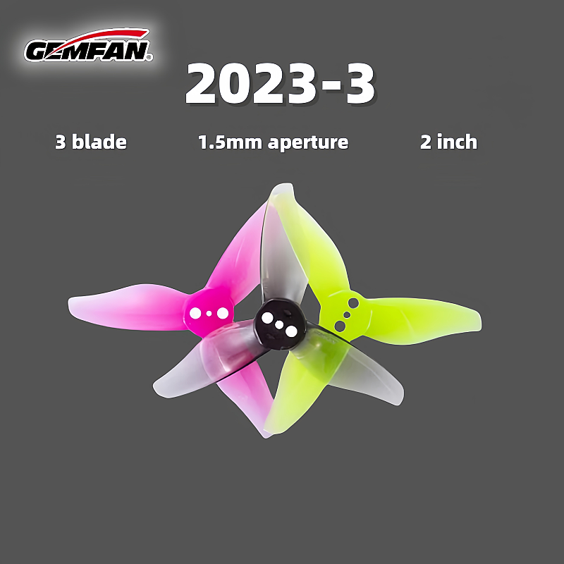 Drone Racing Gate - Gemfan 2023 三枚羽根 2インチプロペラ 3枚羽根 2インチパドルブレード