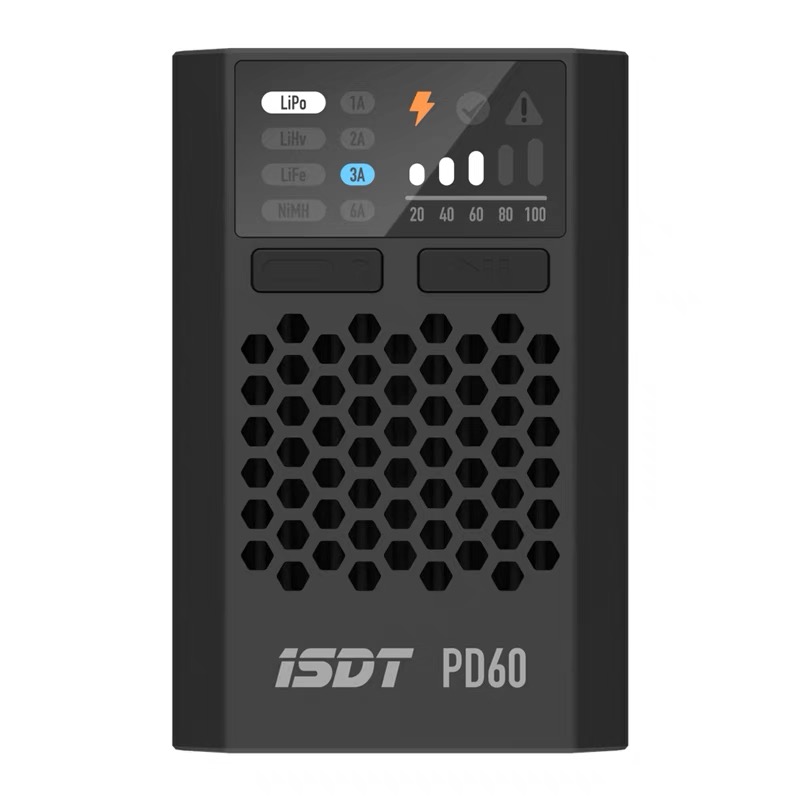 Drone Racing Charger - ISDT PD60 60w リチウムバッテリーバランス充電器 Type-C 充電リチウムライフ
