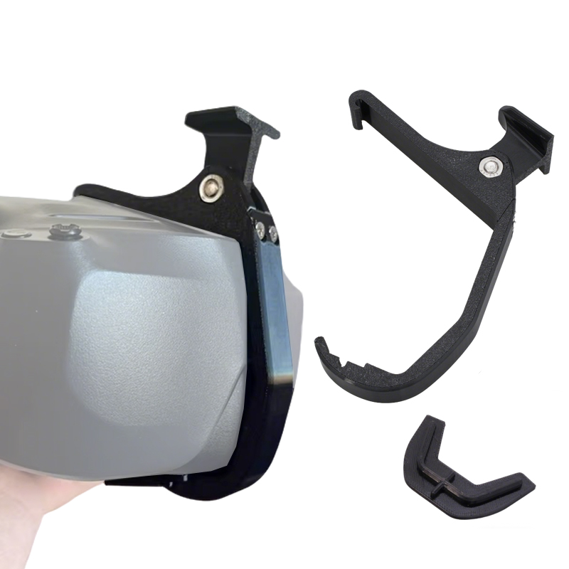 Drone Racing Goggles - 1セットFPVドローンゴーグル用タクティカルヘルメットマウントアダプターPETGホルダー DJIゴーグルN3用 L4G24/L4G69ダンプトラック対応