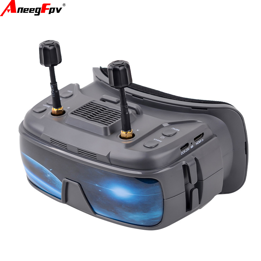 Drone Racing Goggles - VR200 3.5インチFPVゴーグル 5.8Gアナログ DVR搭載 40CH 1024