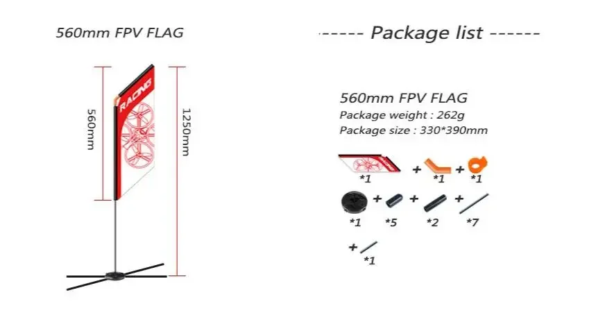 LDARC 500mm/765mmレーシングゲート、FPVゲ - Drone Racing Flag のレビューと価格