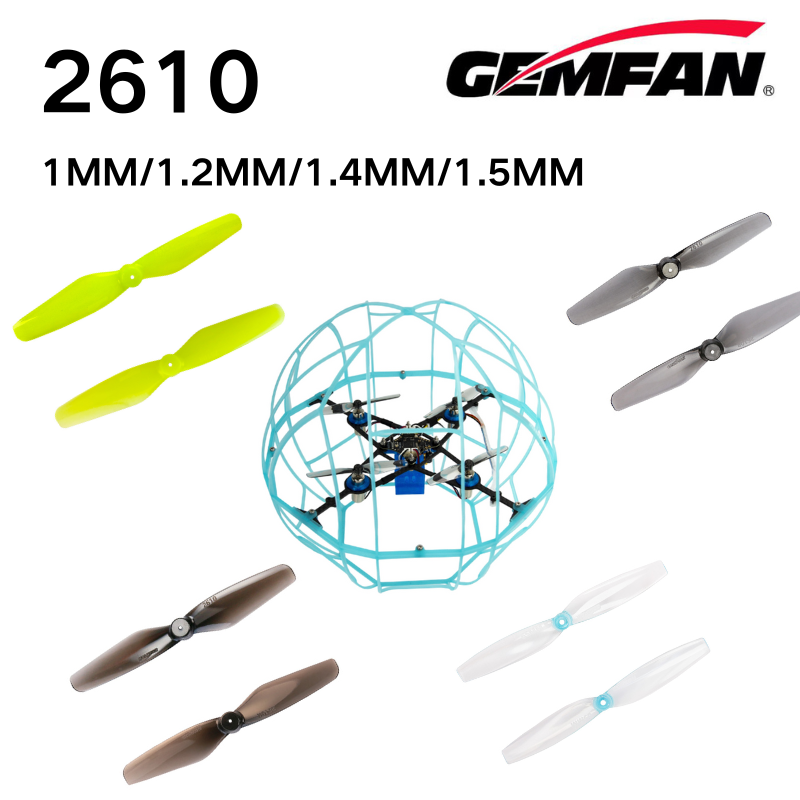 2610 Props Gemfan 2.6インチ 2ブレード - Drone Racing Esc のレビューと価格