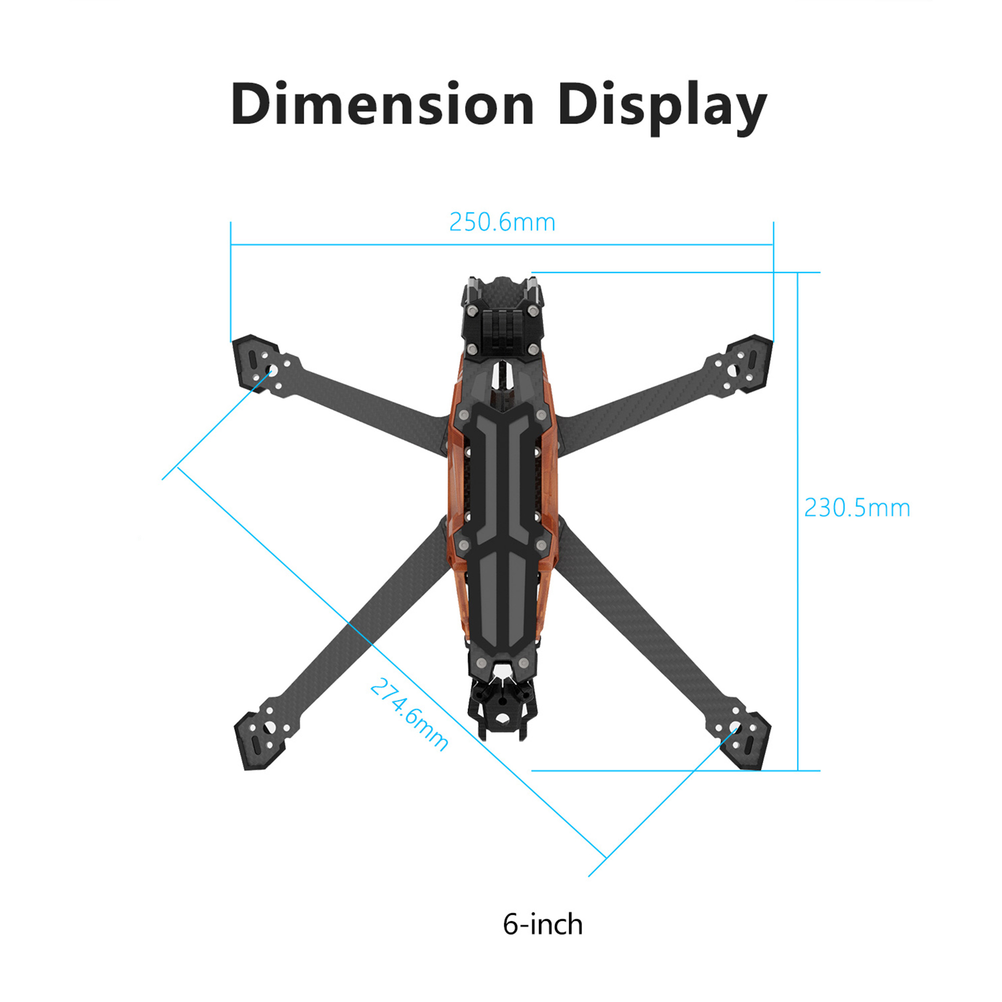 GEPRC GEP-Vapor-D5 D6 O4 Pro カ - Drone Racing Frame のレビューと価格