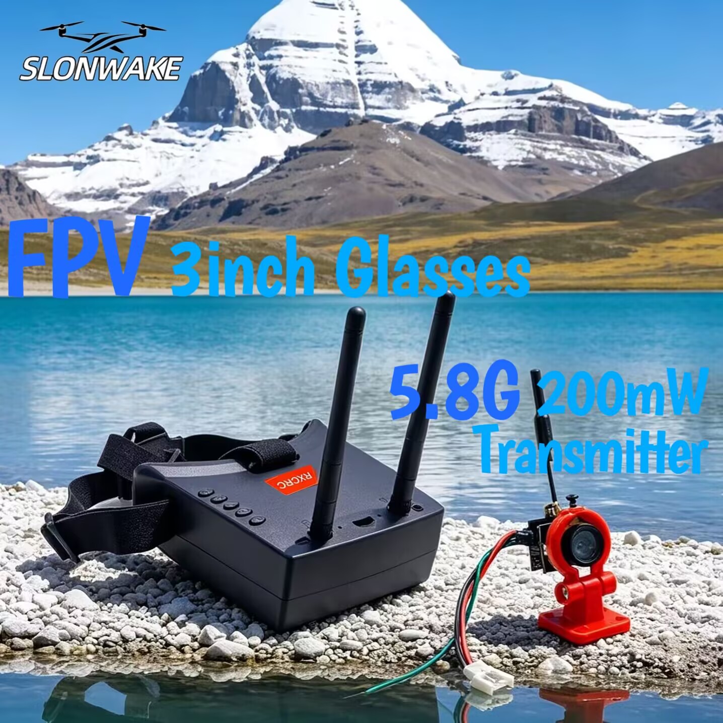 SLONWAKE 5.8G アナログ VTX 伝送カメラ オ - Drone Racing Camera のレビューと価格